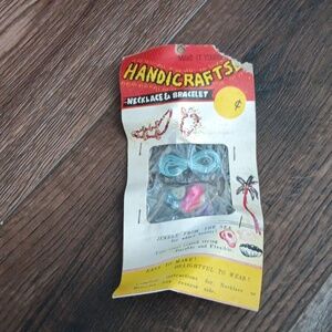 Vintage necklace & bracelet craft set